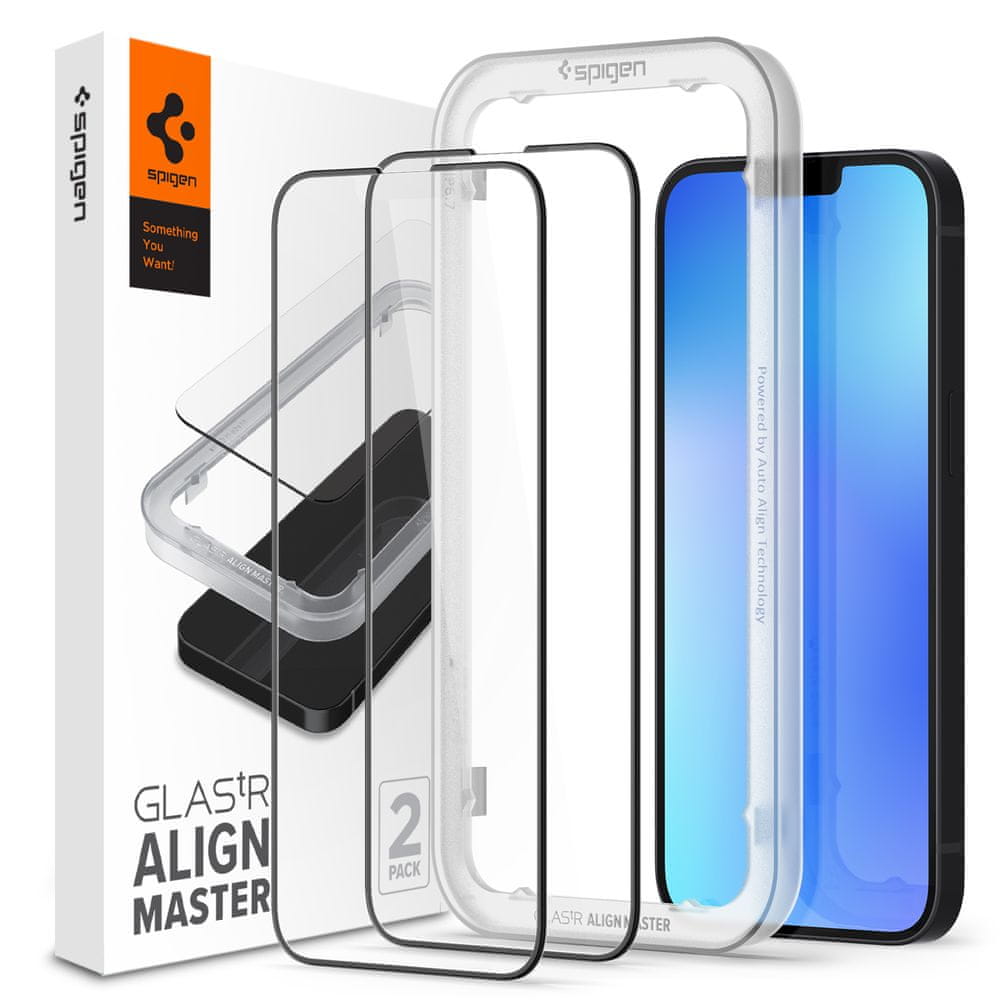 Spigen tR Align Master 2 Pack, FC black - iPhone 14 Plus/iPhone 13 Pro Max, AGL03377